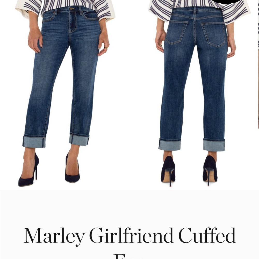 NWT Liverpool jeans MARLEY Girlfriend Jeans -sz 2
